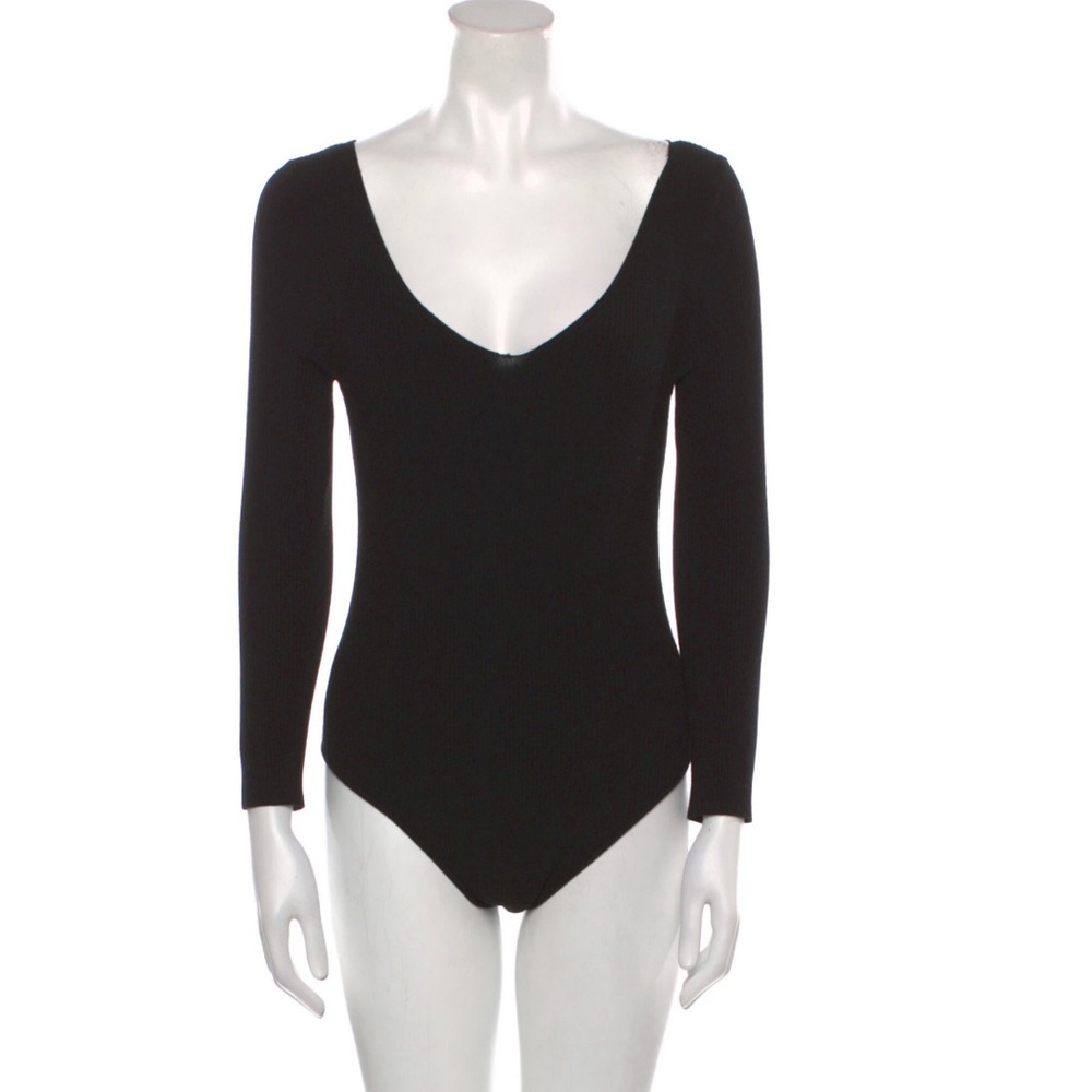 Hatch black long sleeve bodysuit XS